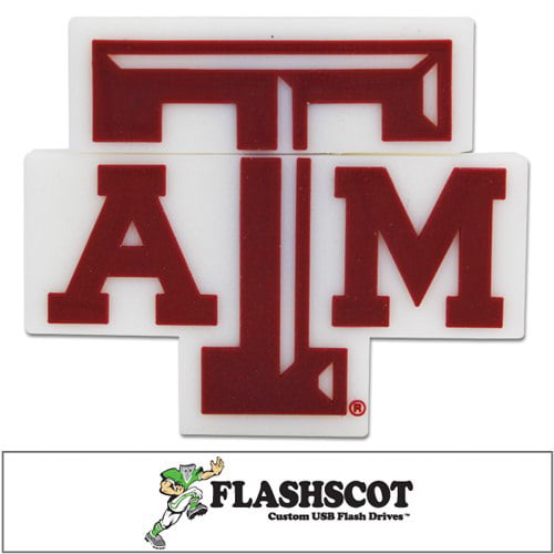 Texas A&M Aggies Flash Tag USB Drive 8GB 